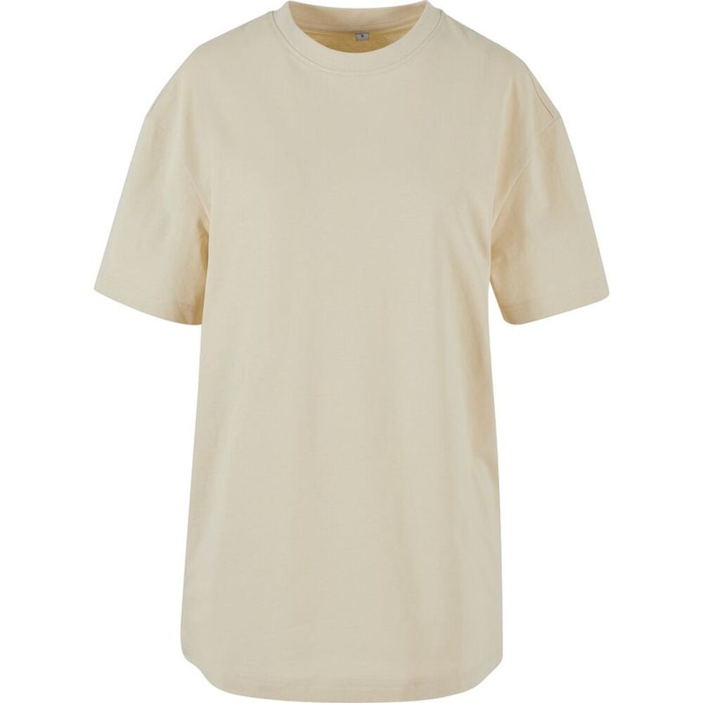 Build Your Brand Womens/Ladies Boyfriend Oversized T-Shirt / Sand
